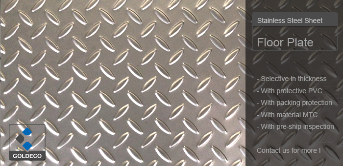 China Checkered Stainless Steel Sheet Plate