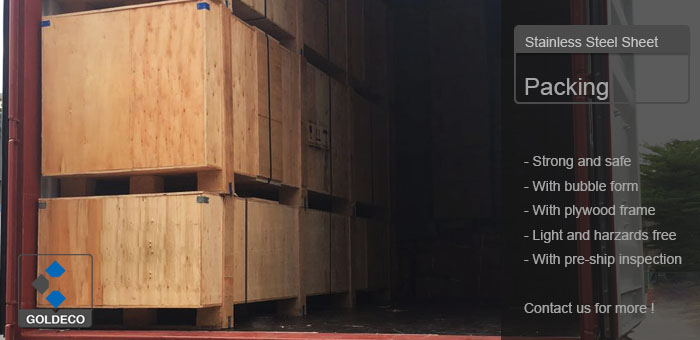 China Decorative Stainless Steel Profile - Packing