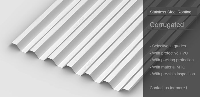 Corrugated Stainless Steel Sheet