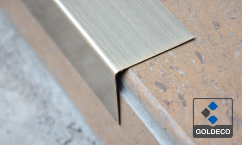 Rose Gold Stainless Steel Angle