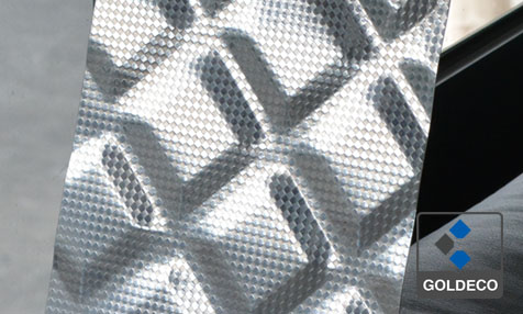 Embossed Stamped Stainless Steel Sheet