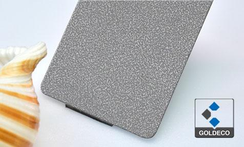 Grey Embossed Stainless Steel Sheet