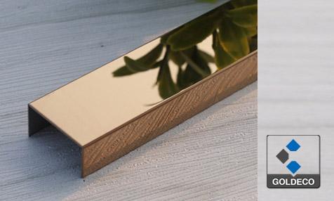 China Rose Gold 8K Mirror Stainless Steel U Channel
