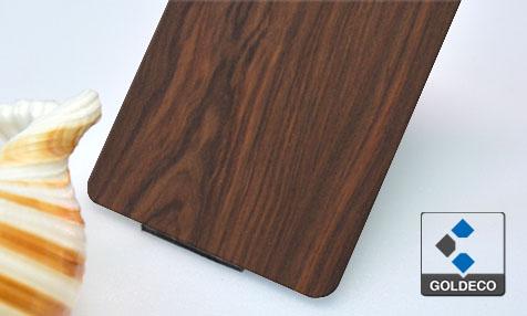 Wood Grain Laminated Stainless Steel Sheet