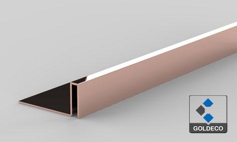 Rose Gold Stainless Steel Tile Trim