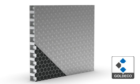 Woven Embossed Stainless Steel Honeycomb Panel