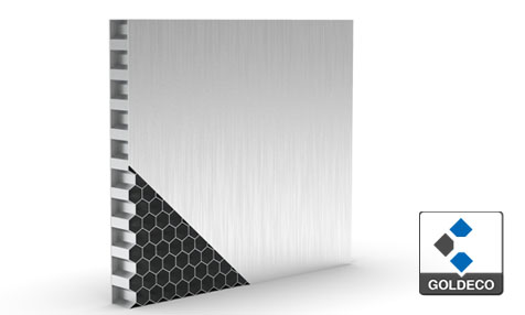 Hairline Finish Stainless Steel Honeycomb Panel