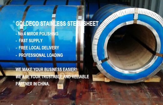 Processed Stainless Steel Coil Ready for Sail