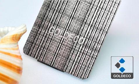 New design - Woven Etching Stainless Steel Sheet