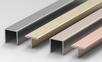 Decorative Stainless Steel Tile Trim / U Channel / T Profile / Flat Strip