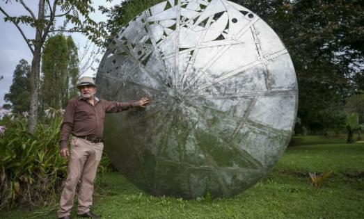 Stainless-Steel Moon Sculptures To Lend New Aura To Ecuador Highland City