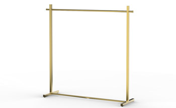 Stainless Steel Clothing Display Rack