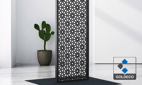 Gold Color Stainless Steel Room Divider Gold Color Stainless Steel Room Divider