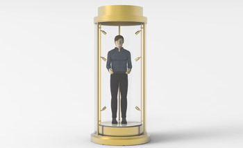 Stainless Steel Display Cabinet