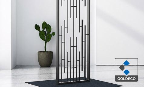 Modern Stainless Steel Room Divider