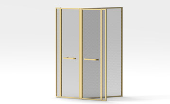 Stainless Steel Framed Glass Doors