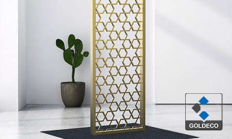 China Colored Stainless Steel Room Divider China Colored Stainless Steel Room Divider