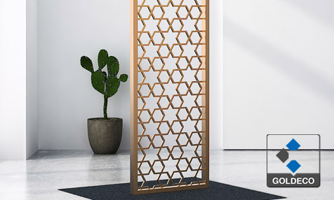 China Colored Stainless Steel Room Divider China Colored Stainless Steel Room Divider