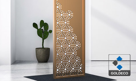Islamic Decorative 304 Stainless Steel Room Divider Metal Partition Islamic Decorative 304 Stainless Steel Room Divider Metal Partition